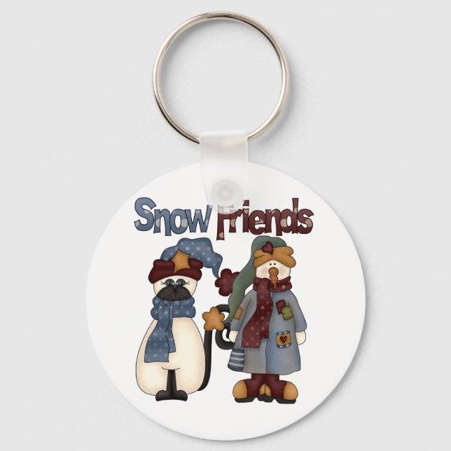 Porte-clés Chandails et cadeaux d'amis de la neige (Recto)