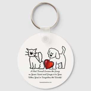 Porte-clés Chanson de la collection Best Friends