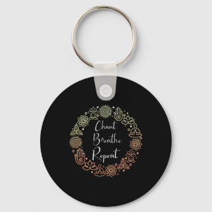 Porte-clés Chant Cool Respirer Répéter Un Yoga Bhakti Spiritu