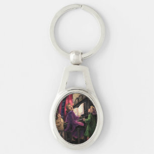 Porte-clés Chant de Noël le long