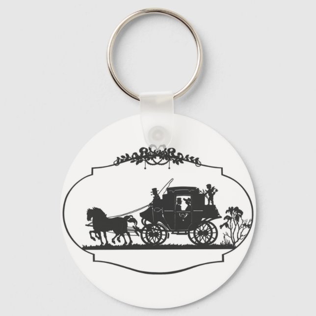 Porte-clés chariot à cheval (Recto)