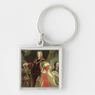 Porte-clés Charles VI, port saint d'empereur romain