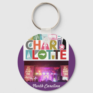 Porte-clés Charlotte North Carolina NC Porte - clé