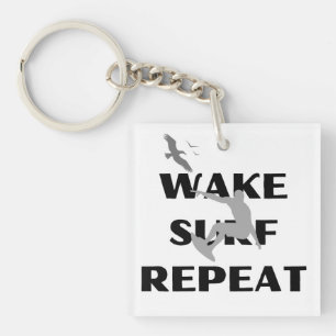 Porte-clés Charme Silhouette Surfer