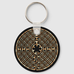 Porte-clés Chartres Labyrinth Pearl Dark Paths Keychain