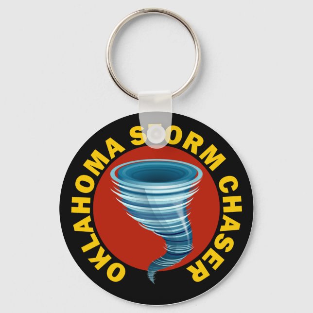 Porte-clés Chaser de tempête de l'Oklahoma (Recto)