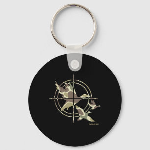 Porte-clés Chasse au canard volant Camouflage Camo Canards Ch