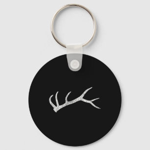 Porte-clés Chasse de perte de bois de cerf élaphe