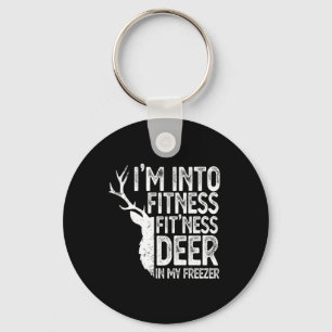 Porte-clés Chasse Je suis dans la condition physique Cerf dan