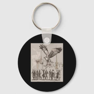 Porte-clés Chasse Médiévale Falconry Art