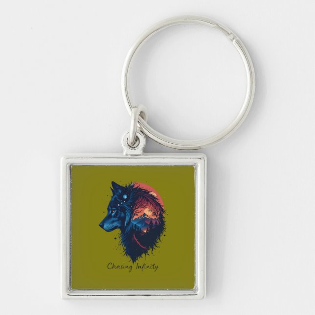 Porte-clés Chasser le porte - clé d'infini (Devant)