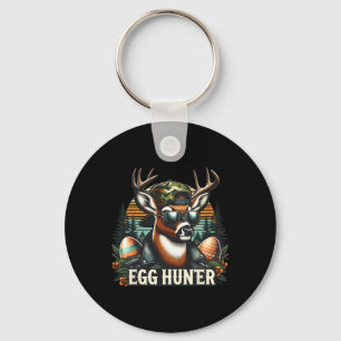 Porte-clés Chasseur d'oeufs Cerf Buck Casquette arrière Chass
