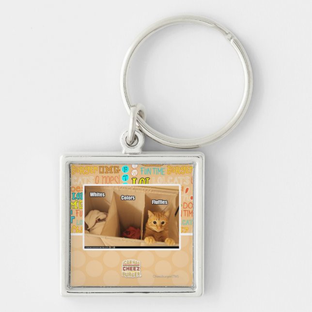 Porte-clés Chat de blanchisserie (Devant)