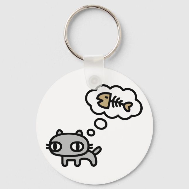 Porte-clés Chat de rêve (Recto)