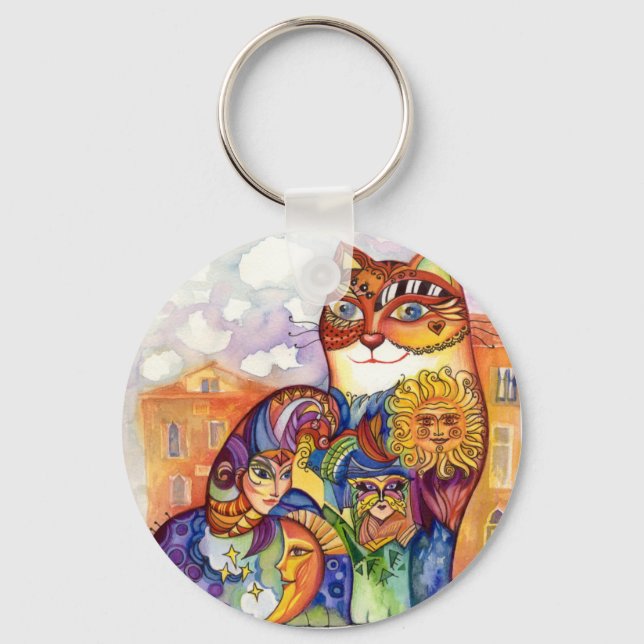 Porte-clés Chat de Venice (Recto)
