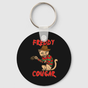 Porte-clés Chat _ Dy Cougar - drôle d'Halloween pour hommes f