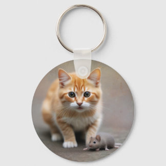 Porte-clés Chat et Souris
