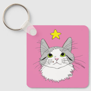 Porte-clés Chat inspirant Ragdoll Gizmo Miracles