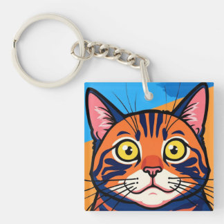 Porte-clés Chat, Maquereau, Chat domestique