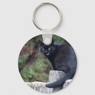 Porte-clés Chat noir