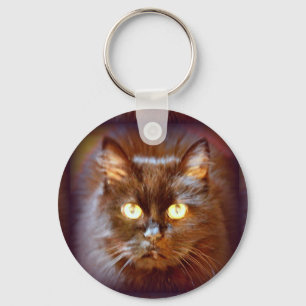 Porte-clés chat noir