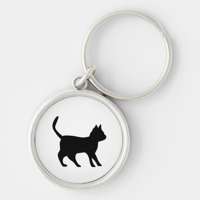 Porte-clés Chat noir (Devant)