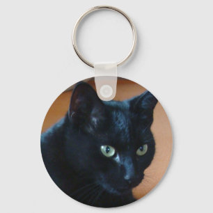 Porte-clés Chat noir - porte - clé