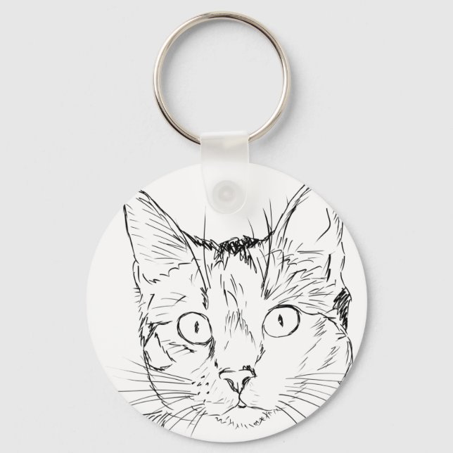 Porte-clés Chat Puddy (Recto)