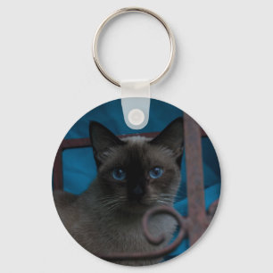Porte-clés Chat siamois