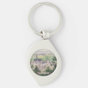 Porte-clés Château de Neuschwanstein rétro en Allemagne