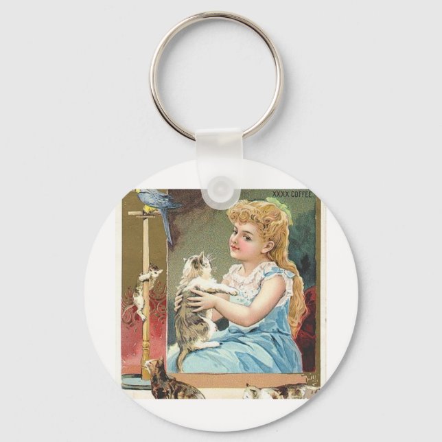 Porte-clés chaton antique (Recto)