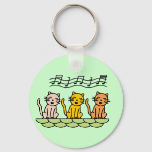 Porte-clés Chats de chant T-shirts et cadeaux