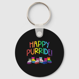 Porte-clés Chats drapeau Lgbtq heureux purride mois de la fie