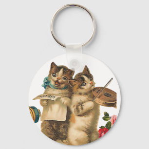 Porte-clés Chats musicaux