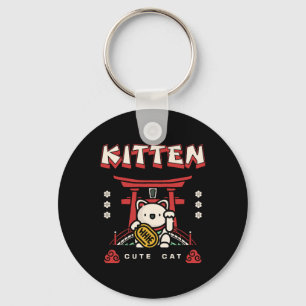 Porte-clés chatte chanceuse