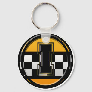Porte-clés chauffeur de taxi initial