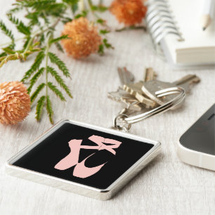 Porte-clés Chaussure de ballet rose danseur de ballet