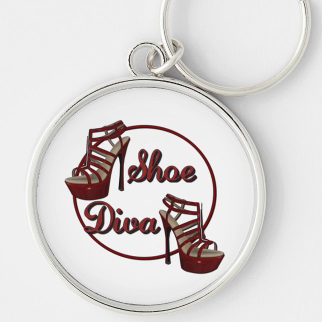 Porte-clés Chaussure Diva Porte - clé Humour femme (Devant)