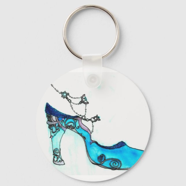 Porte-clés Chaussure en verre (Recto)