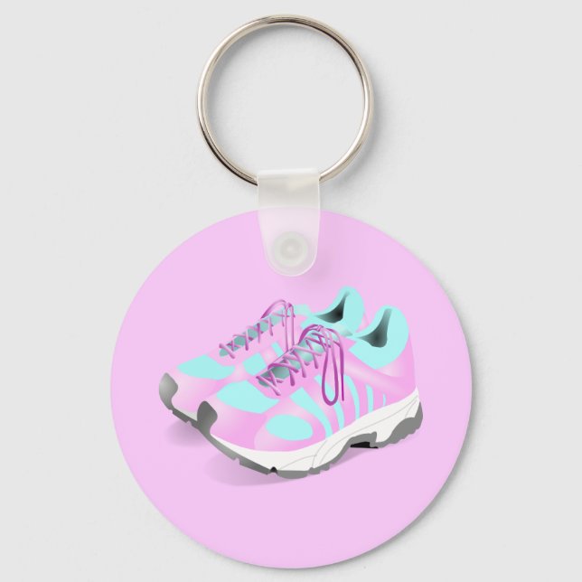 Porte-clés chaussures-157716 CUTE PINK ATHLETIC RUNNERS STYLI (Recto)