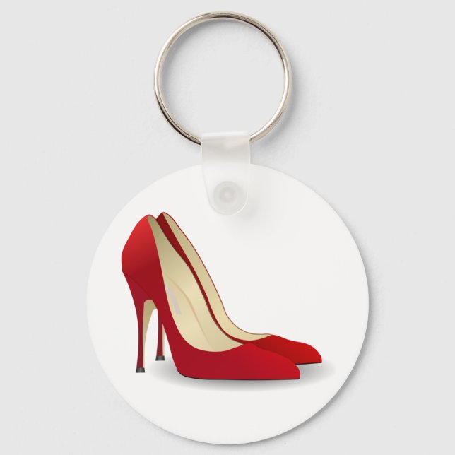 Porte-clés chaussures à talon rouge (Recto)