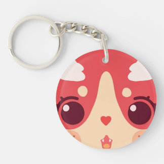 Porte-clés chauve-souris dragon shortcake fraise