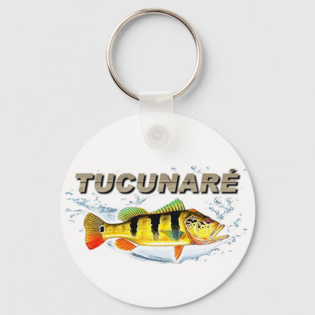 Porte-clés Chaveiro de Pesca - Peixe Tucunaré (Recto)