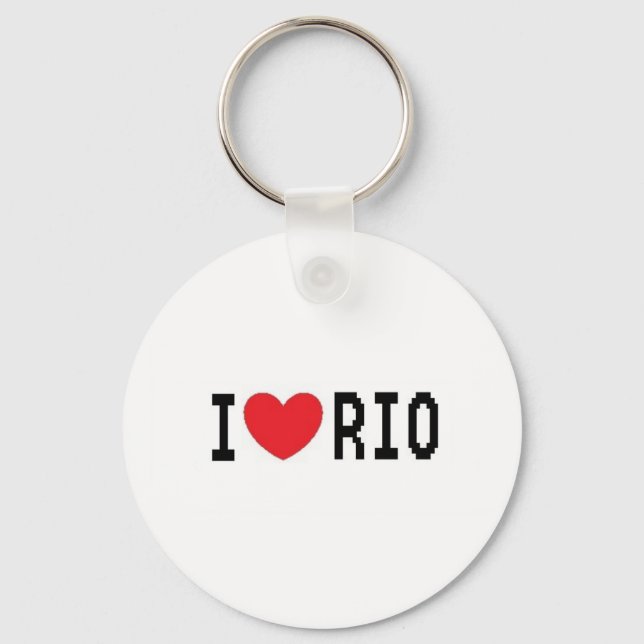 Porte-clés Chaveiro I Love Rio (Recto)