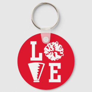 Porte-clés Cheerleaders, Red Love Cheerleader