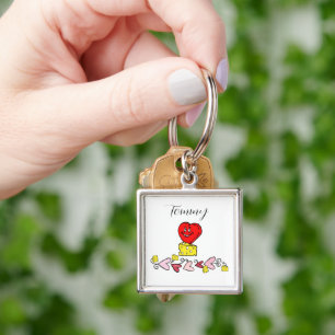 Porte-clés Cheesy Red Hearts Key Chain! Keychain