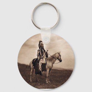 Porte-clés Chef de guerre vintage