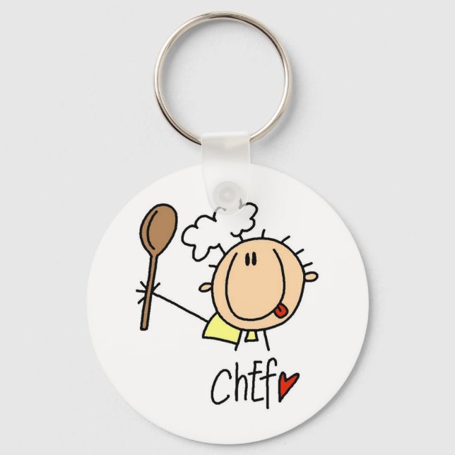 Porte-clés Chef masculin (Recto)