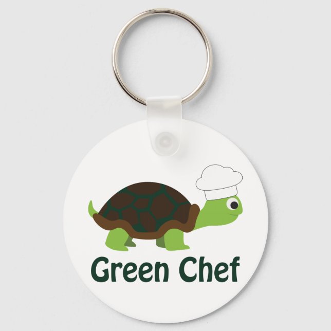 Porte-clés Chef vert (Recto)