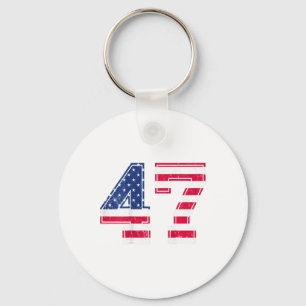 Porte-clés Chemise 47 Anniversaire Usa Drapeau Équipe Sportiv